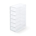 Acrylic Storage 6 Drawers Cubby