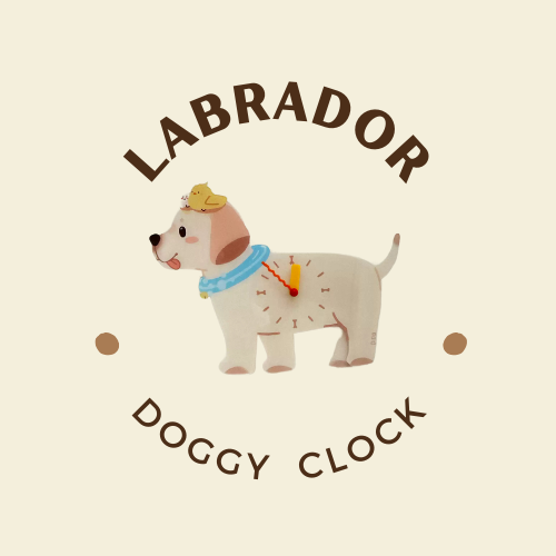 Playful Doggy Wall Clock