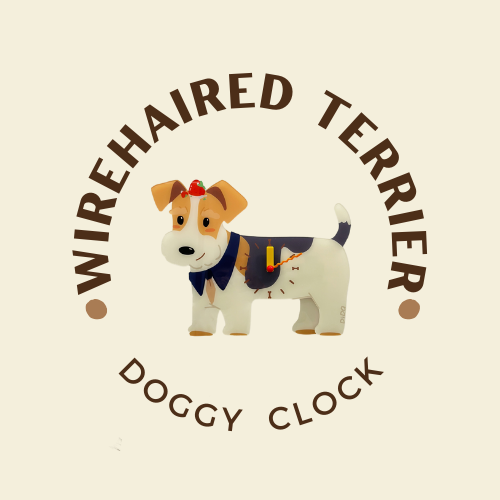 Playful Doggy Wall Clock
