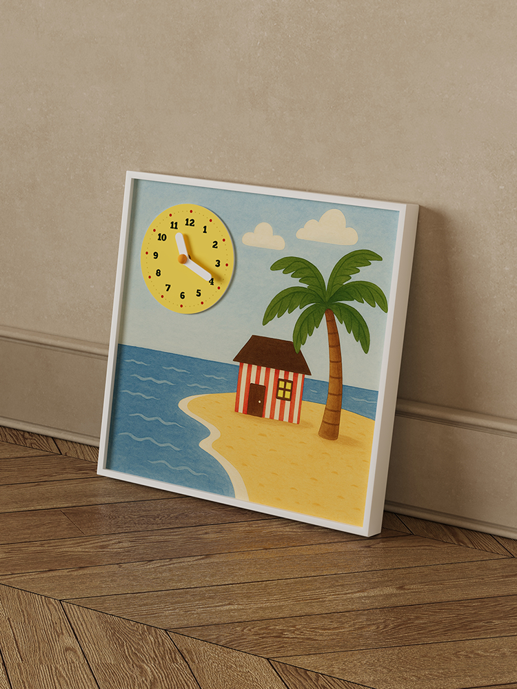 Sheep & House Decorative Clock